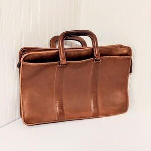 Coach Tan Leather Men's Briefcase